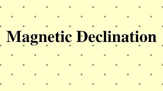 Magnetic Declination  Isogonic Line  Agonic Line  Compass Survey [upl. by Zins]