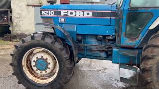 1990 FORD 8210 4WD TRACTOR [upl. by Colson]