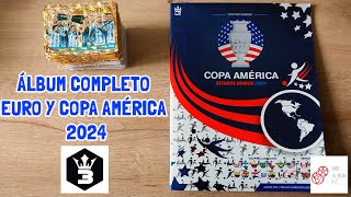 COPA AMÉRICA Y EURO 2024  ÁLBUM COMPLETO 3 REYES [upl. by Lenox]