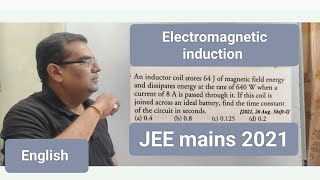 An inductor coil stores 64 J of magnetic field energy and dissipates energy at the rate of 640 W [upl. by Trish]