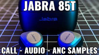 Jabra Elite 85T Review Call Audio and Wind test Samples Included [upl. by Llenil]