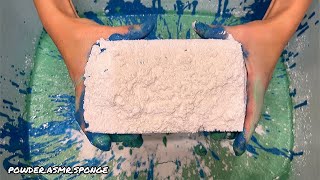 BLEACH gel OXY powder blue paste and powder ♻️Squeezing sponges asmr [upl. by Lyrpa349]