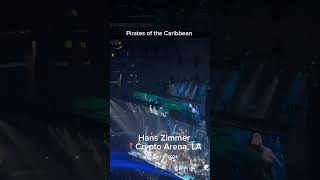 Pirates of the Caribbean Hans Zimmer concert 📍Crypto Arena LA piratesofthecaribbean hanszimmer [upl. by Lairret]