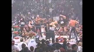 Stings Army attacks the nWo WCW Nitro 13101997 [upl. by Aldric]