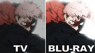 MAPPAs NEW FIXED Scenes of Yuji amp Todo VS Mahito  Jujutsu Kaisen Season 2 Episode 20 TV vs BLURAY [upl. by Adnaral]