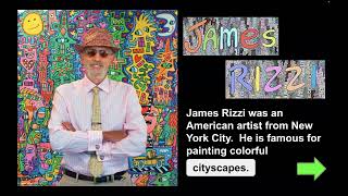 James Rizzi  Art Lesson [upl. by Enilehcim]