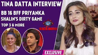 Bigg Boss 16 Tina Datta Interview Bff Priyanka Shalins Dirty Game Top 3 Finalists amp Much More [upl. by Barnard747]