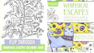 Crayola Whimsical Escapes Coloring Book Review [upl. by Hedges]