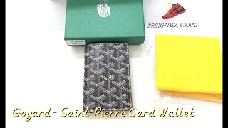 Goyard  SaintPierre Card Wallet Review [upl. by Karoline27]