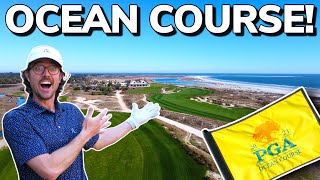 Playing KIAWAH ISLAND Ocean Course From The Tips Home of 2021 PGA Championship Part 1 [upl. by Tremain]