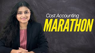 Cost Accounting Marathon  CMA Inter  Palak Sharma  AIR  39 [upl. by Nadab806]