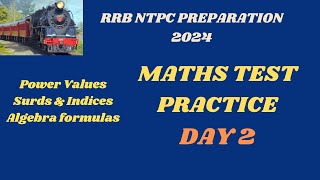 RRB NTPC 2024 MATHS TEST DAY 2  RRB NTPC PREPARATION IN TAMIL [upl. by Pauli]