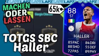 FIFA 22 HALLER TOTGS SBC🔥 Lohnt sich diese SBC🤔Machen oder Lassen [upl. by Anirtac]