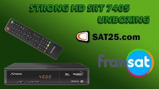 STRONG HD FRANSAT SRT 7405 UNBOXING [upl. by Wolliw]