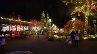 Capilano Suspension Bridge Christmas in 4K UHD Virtual Tour [upl. by Reitman620]