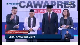 Debat Cawapres 2019 Part 6 Penutup Maruf Bersumpah Demi Allah Sandi Tunjukkan KTP [upl. by Yurt105]