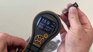 Protimeter Hygromaster L  Quick start demo Fast response thermohygrometer [upl. by Fusuy]