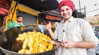 INDIAN STREET FOOD Tour DEEP in PUNJAB INDIA  BEST STREET FOOD in INDIA and BEST CURRY HEAVEN [upl. by Ennirok]