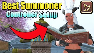 Easy FFXIV Summoner Controller Setup Guide  A easy cross hotbar [upl. by Bathesda]