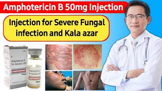 Amphotericin b injection uses in hindi  Treatment of severe fungal infection  Fungal infection [upl. by Nylrats]