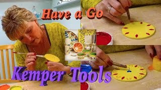 Kemper Tools on pottery painting [upl. by Eirrehc]