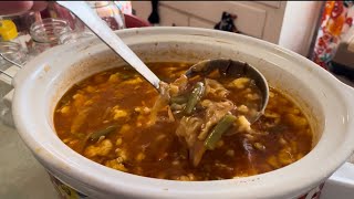 Vegetable Beef Ribley Soup in the Crockpot Yum 37 [upl. by Akenihs]