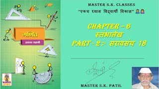 इयत्ता सहावी  Chapter 6 स्तंभालेख  Part 2 सरावसंच 18 [upl. by Nosidda]