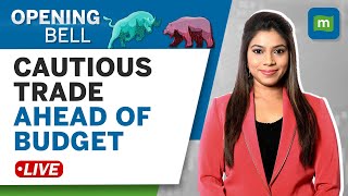 Live Market to Be Volatile Ahead of Budget  Earnings Watch RIL HDFC Bank  Opening Bell [upl. by Morganica]