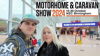 Motorhome and Caravan Show 2024  Birmingham NEC  Tues 15th October Opening Day [upl. by Ecirtaemed]