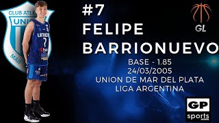 Felipe Barrionuevo  Union de Mar del Plata Highlights 202324 [upl. by Shepard]