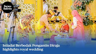 Istiadat Berbedak PengantinDiraja highlights royal wedding [upl. by Llehcor]