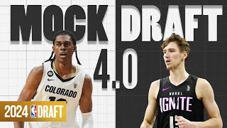 2024 NBA Mock Draft 40  The Lottery is Set [upl. by Myra]