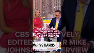 CBS Deceptively Edited Speaker Mike Johnsons Interview on Face the Nation [upl. by Bohi]