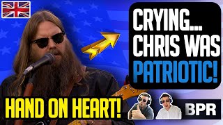 FIRST TIME REACTING TO CHRIS STAPLETON  STAR SPANGLED BANNER A British reaction [upl. by Birkle11]