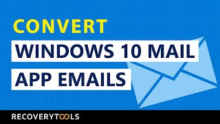 Windows 10 Mail Converter  Backup Windows 10 Mail App Profile [upl. by Nanine970]