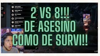 DOBLE ASESINO VS 8 SUPERVIVIENTES PRIMERAS IMPRESIONES [upl. by Aerbua]