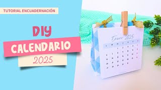 Haz tu CALENDARIO 2025 sin herramientas de encuadernación  DIY [upl. by Daveda612]