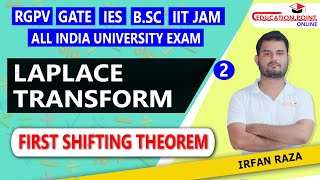 Lec 2  First Shifting Theorem  Laplace Transform  Engineering Mathematics  RGPV  Irfan Raza [upl. by Ma]