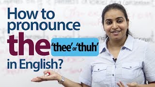 How to Pronounce quotthequot in English  English Pronunciation amp Grammar lesson [upl. by Staten]