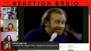 George Carlin  Stand up Comedy  7 Words You Cant say On TV  Reaction Radio [upl. by Naig400]