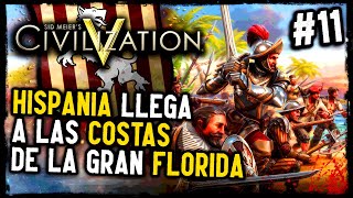 Civilization V  España 11  ¡LA COLONIZACIÓN DE NORTEAMÉRICA ☀️⚔️ [upl. by Illene]