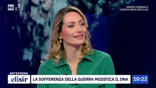 Elisir  Rai 3  La sofferenza della guerra modifica il DNA  Prof Mauro Giovanni Carta [upl. by Chao]