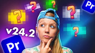 What is new in Premiere Pro v242 6 New Features [upl. by Lehcem]