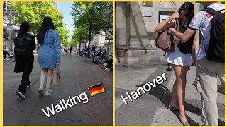 Walking Hanover  Germany 🇩🇪 [upl. by Hceicjow]