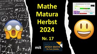 Matura 2024 Nebentermin 1 Herbst Nr 17 Bestimmtes Integral [upl. by Ayin]