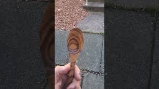 zebra wood spoon [upl. by Heather]