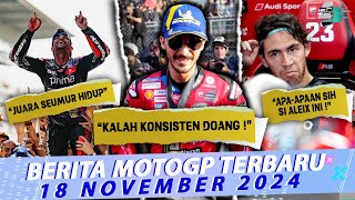 Komentar Bagnaia Usai Gagal Juara 😭 Pedrosa Gelar Martin Seumur Hidup 🥰 Bastia Marah ke Aleix [upl. by Wightman357]