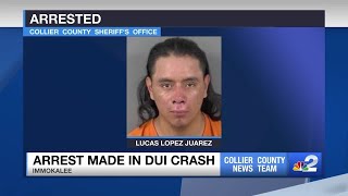 Driver Arrested for DUI After Immokalee Crash [upl. by Azaria]