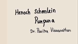 Henoch Schonlein purpura [upl. by Dawn]