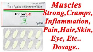 Evion LC Tablet BenefitsDosageSide Effects  LevoCarnitine  Vitamin E 🔥🔥 [upl. by Ninahs195]